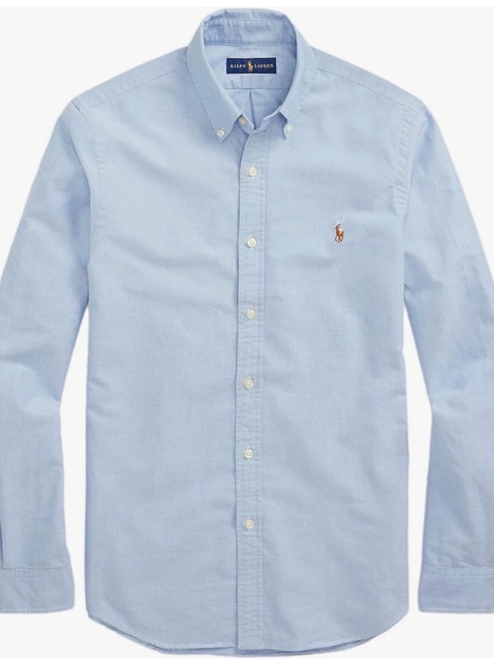 Polo by Ralph Lauren Light Blue Button-Down Oxford Shirt